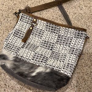 Stylish Black and White Women's Bag